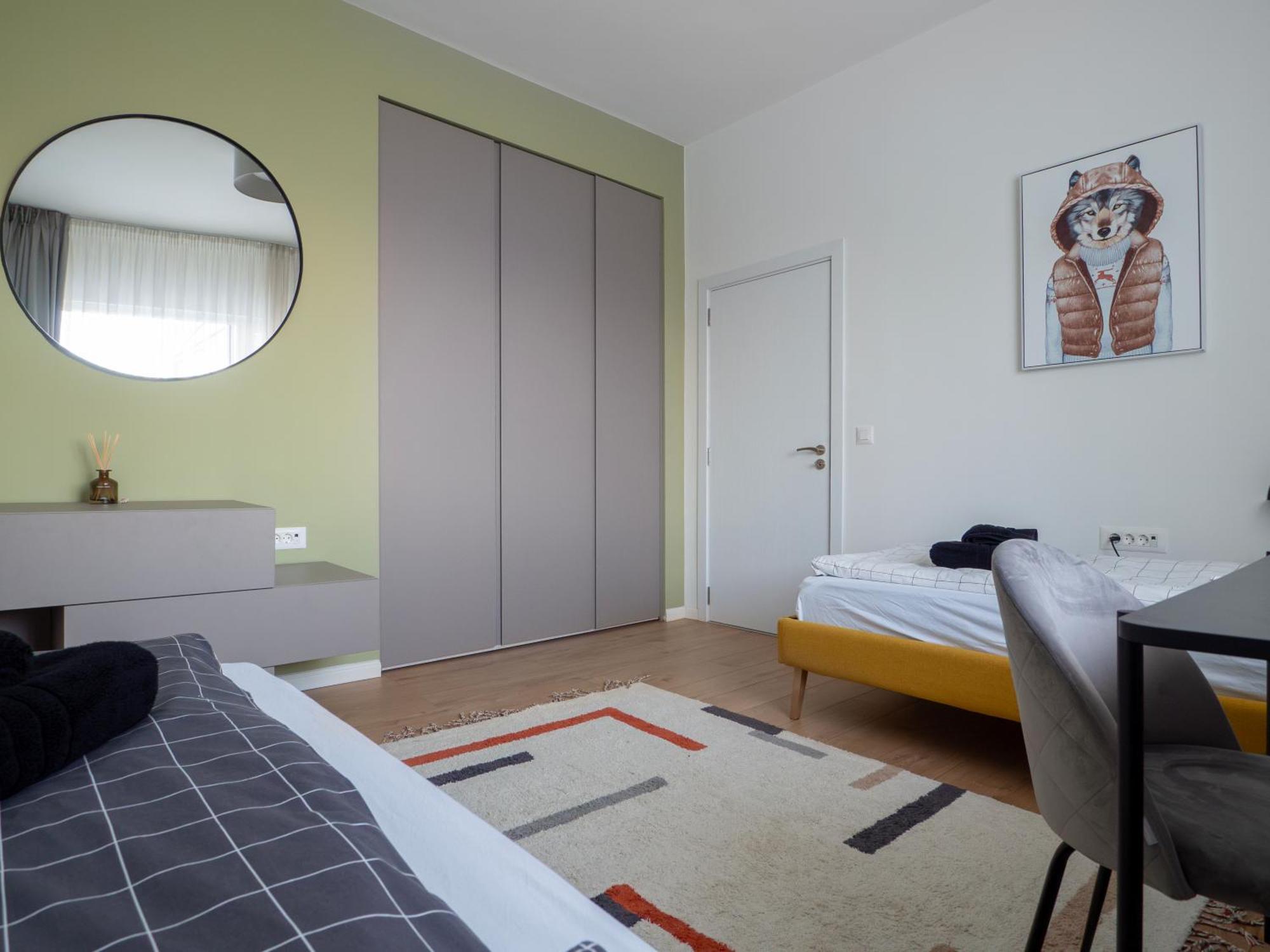 סופיה Central Apartment Parking Two Bedrooms Sky Terrace מראה חיצוני תמונה